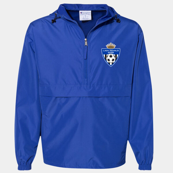 Hooded Packable Quarter-Zip Jacket Thumbnail
